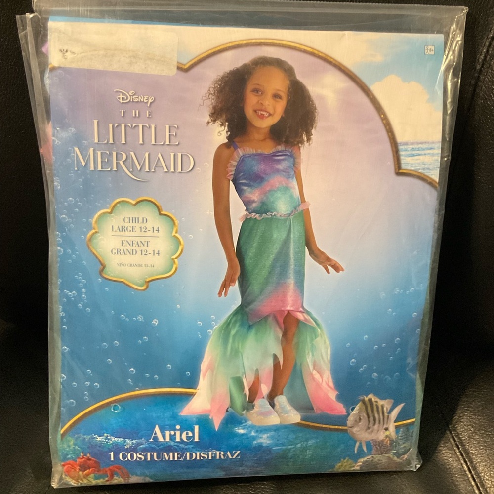 Disney The Little Mermaid Ariel Costume 12/14